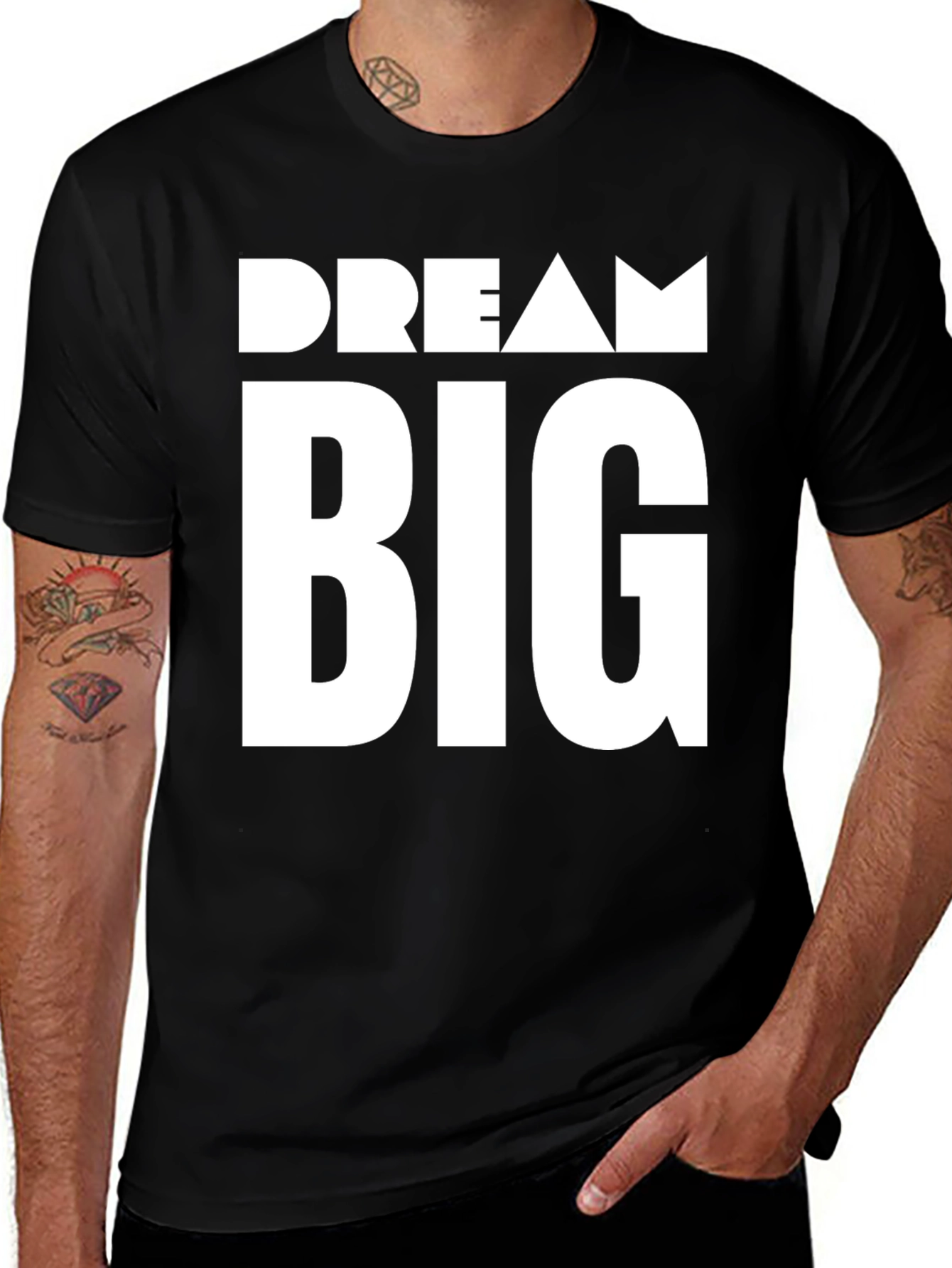 Dream Big Graphic Print Tee