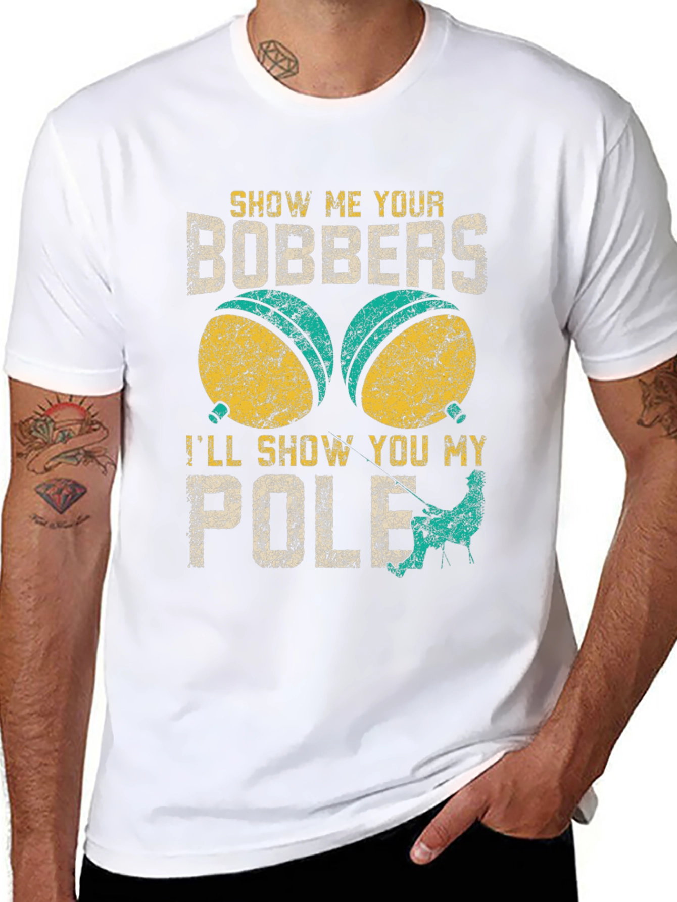 Show Me Your Bobbers Fishing T-Shirt