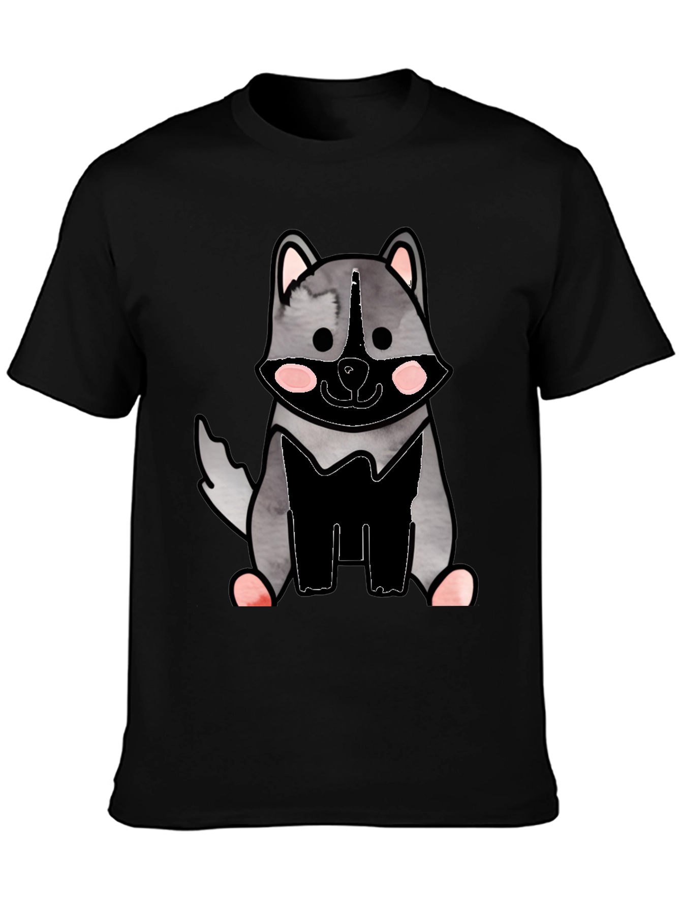 Cute Raccoon Graphic T-Shirt