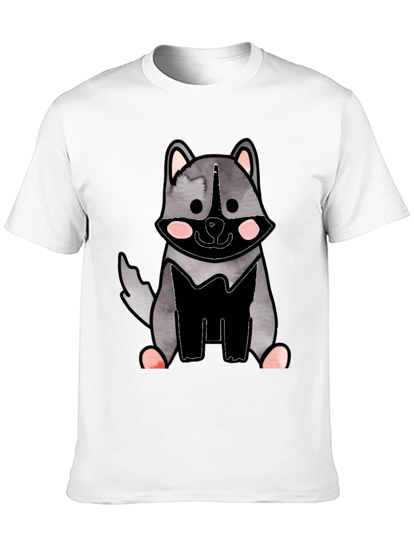 Cute Raccoon Graphic T-Shirt