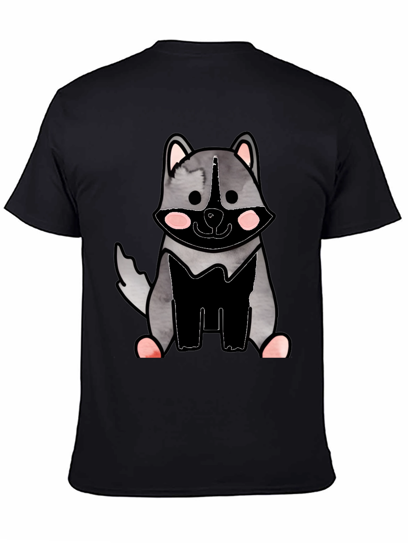 Cute Raccoon Graphic T-Shirt