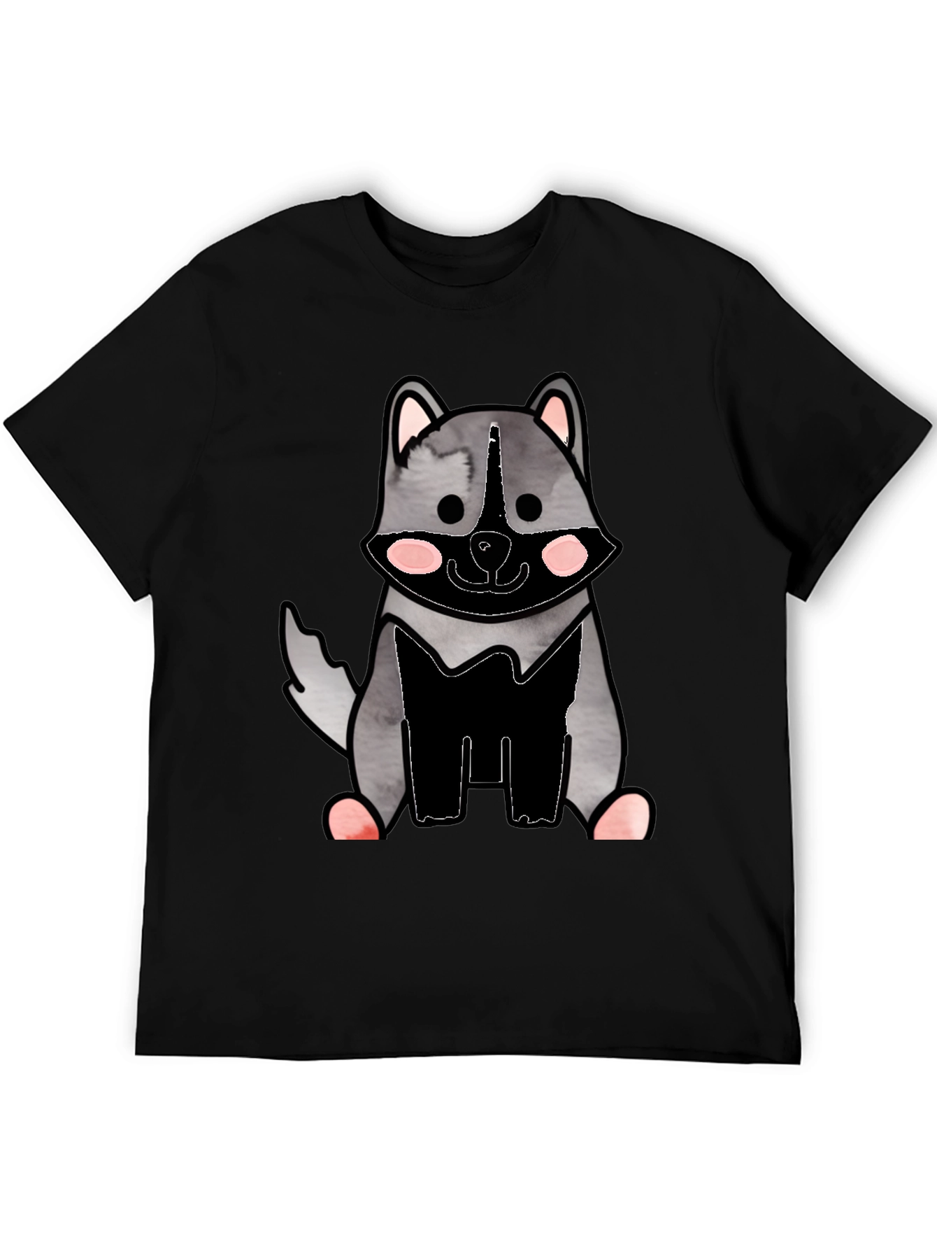 Cute Raccoon Graphic T-Shirt