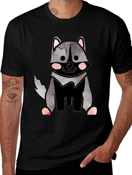 Cute Raccoon Graphic T-Shirt