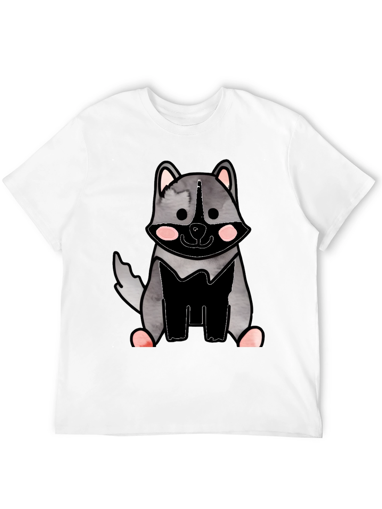 Cute Raccoon Graphic T-Shirt