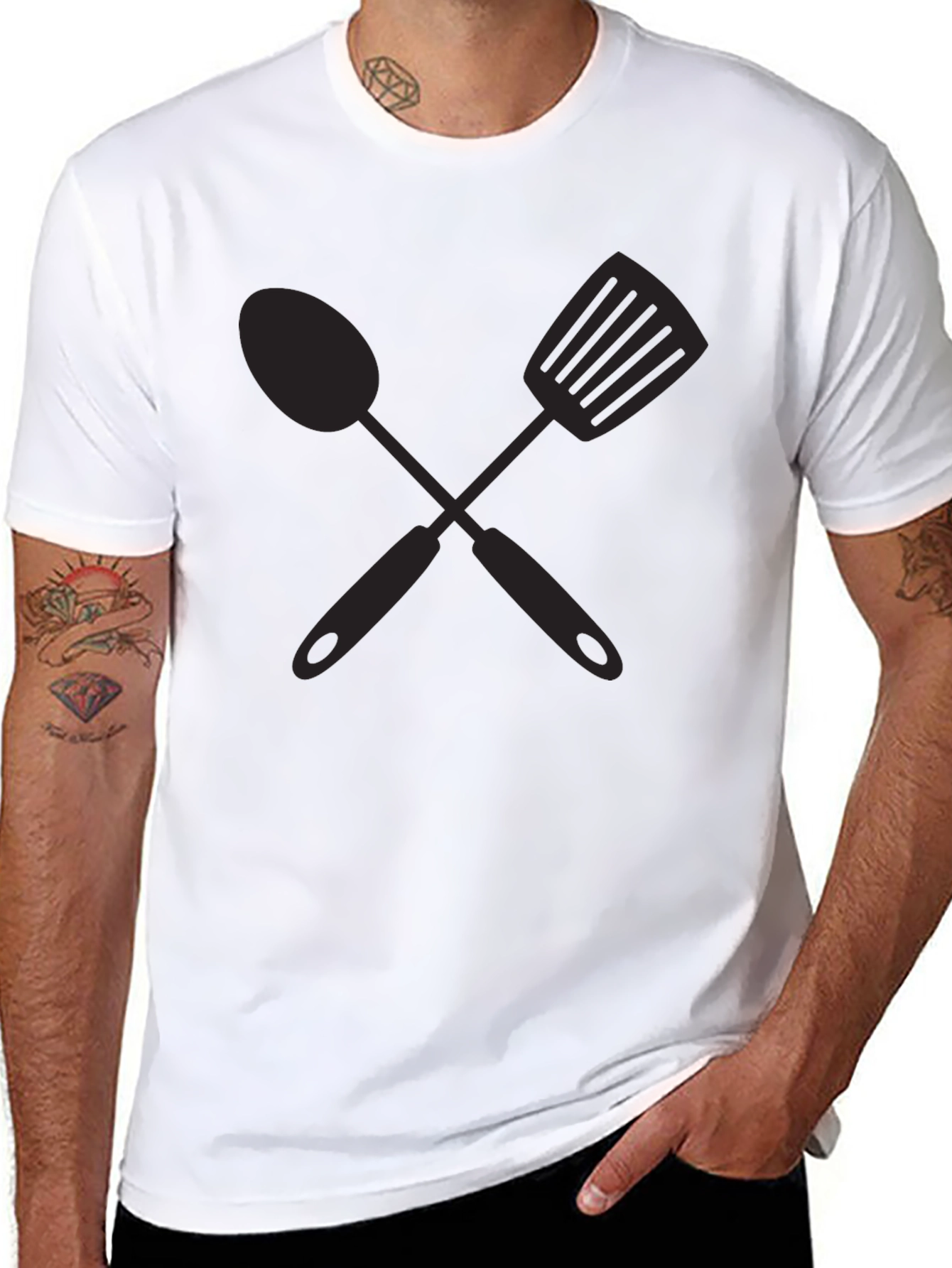 Chefs Crossed Utensils Graphic Tee