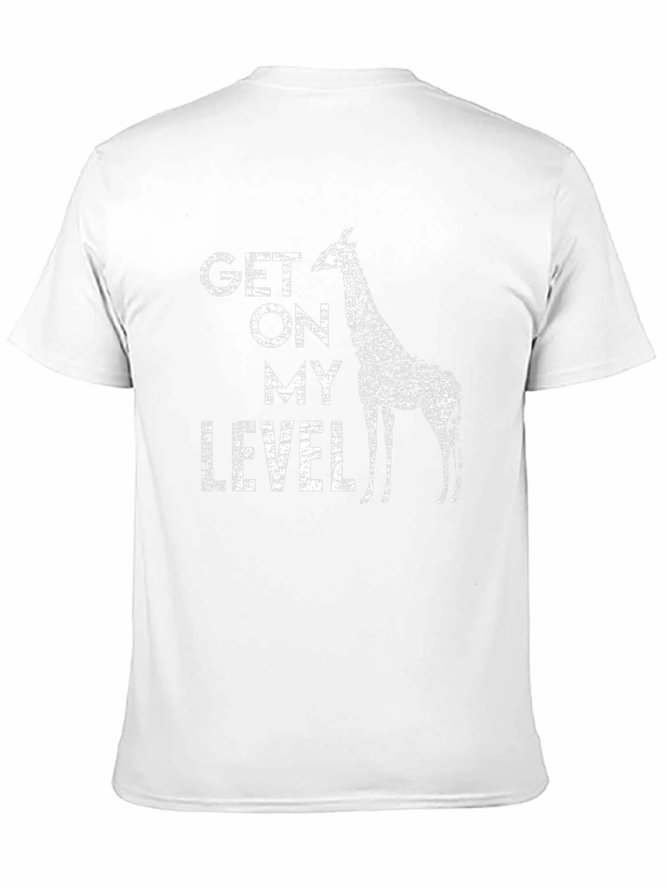 Get On My Level Giraffe Graphic T-Shirt