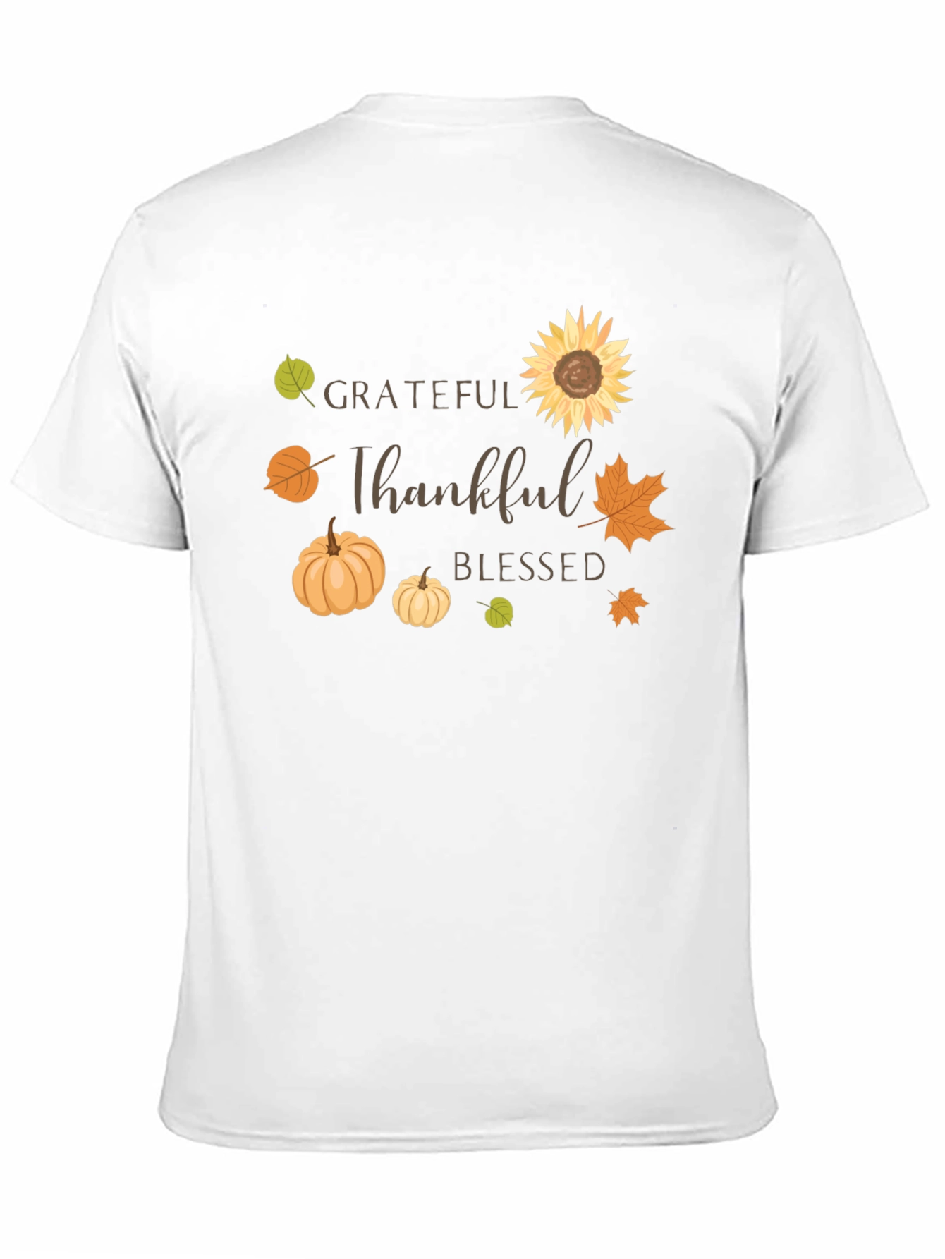 Grateful Thankful Blessed Fall T-Shirt