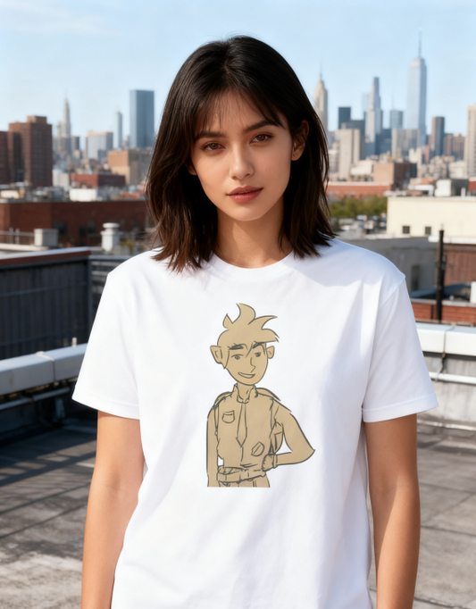 Cartoon Character Graphic Tee