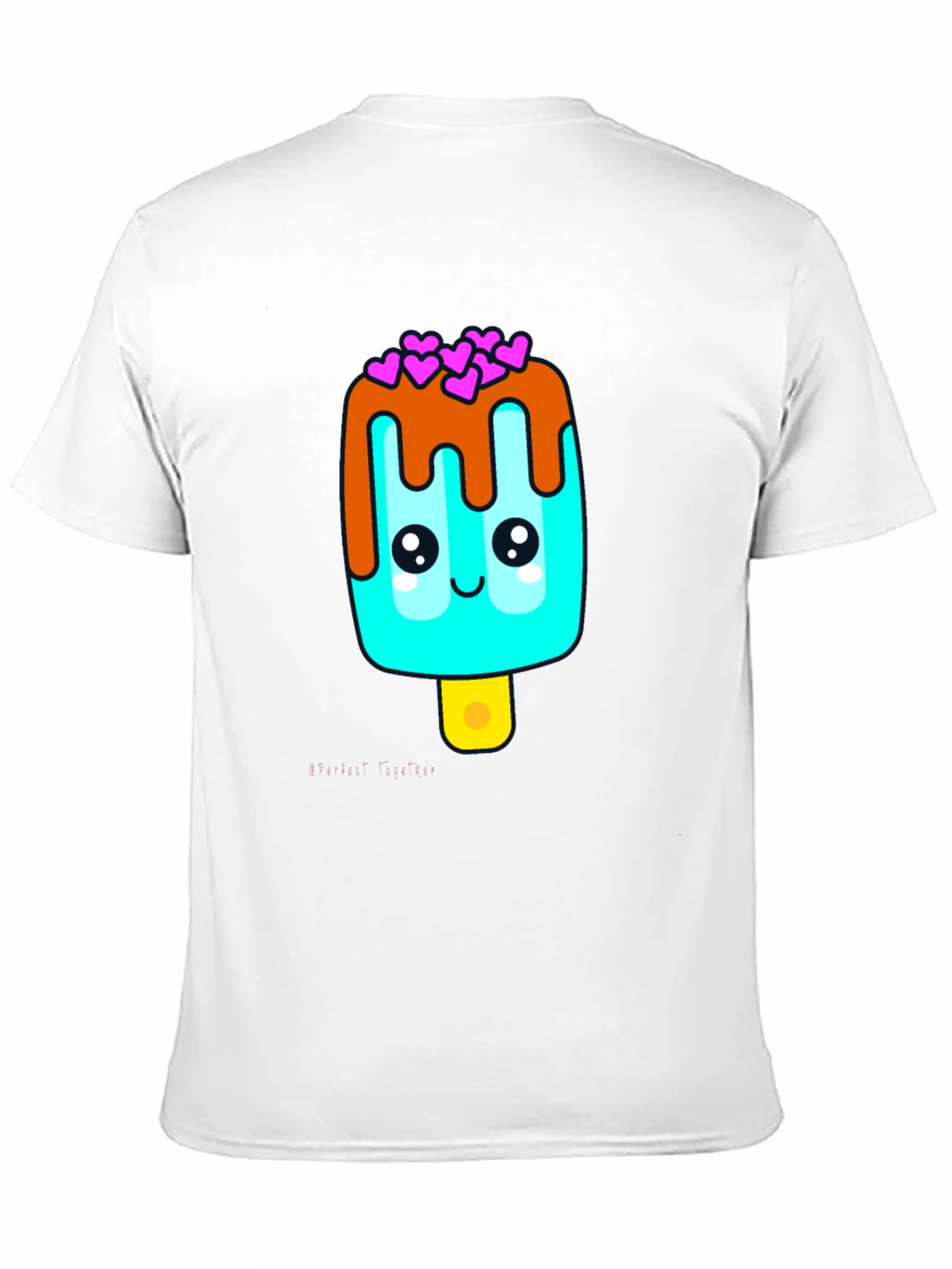 Kawaii Popsicle Graphic Tee - Unisex Black T-Shirt