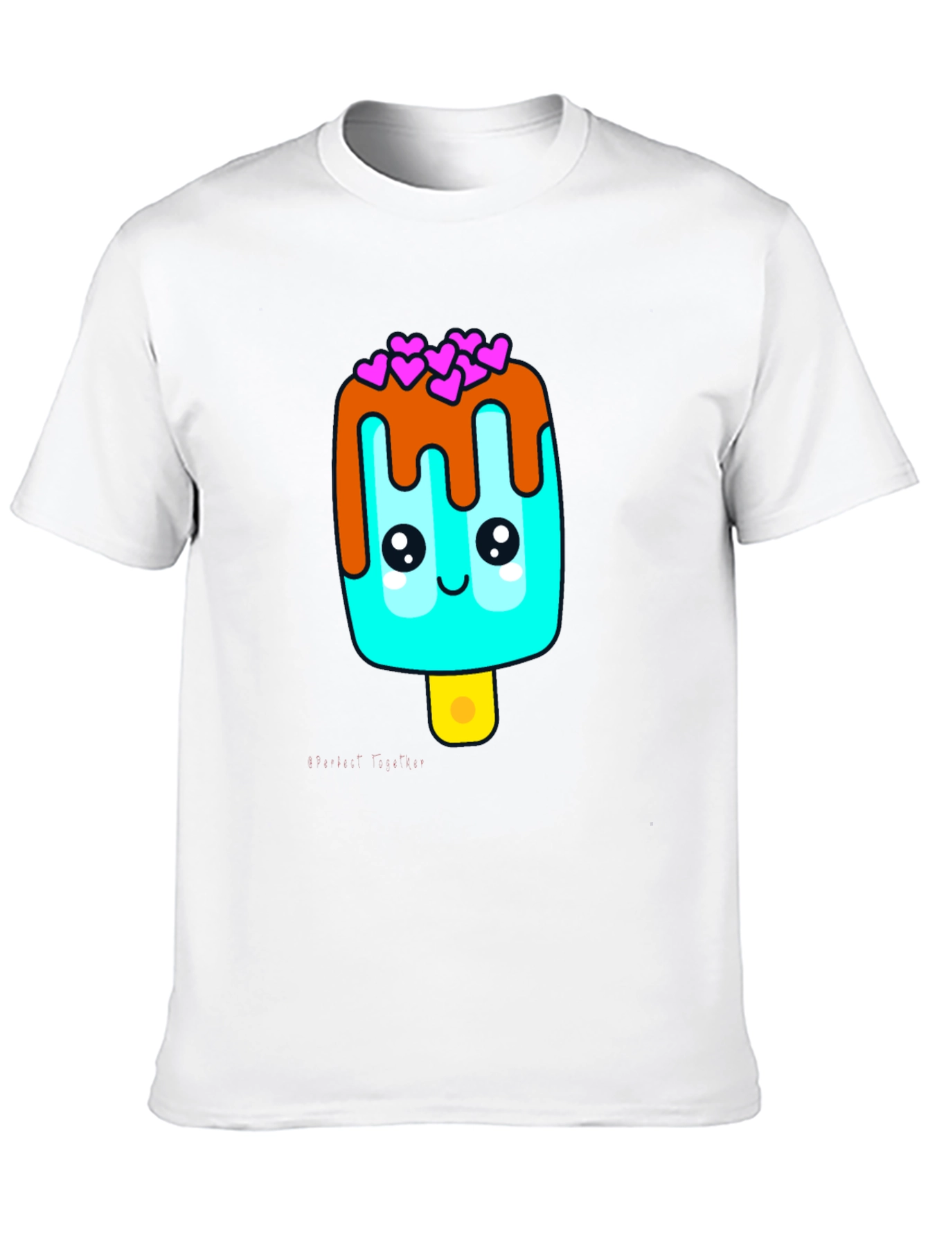 Kawaii Popsicle Graphic Tee - Unisex Black T-Shirt