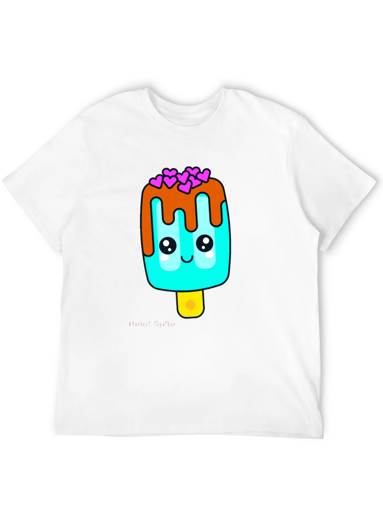 Kawaii Popsicle Graphic Tee - Unisex Black T-Shirt