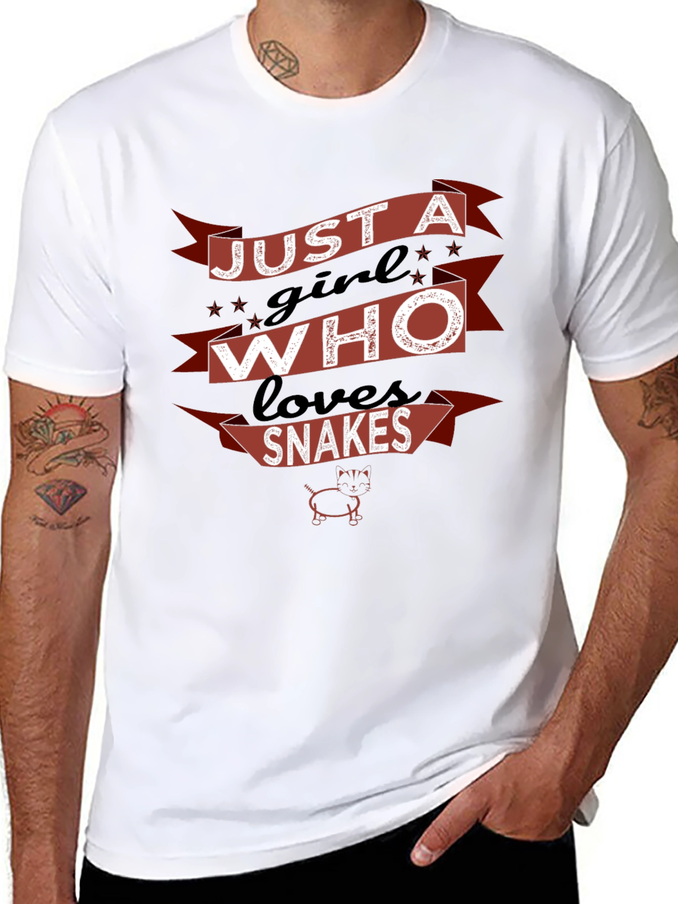 Just a Girl Who Loves Snakes T-Shirt