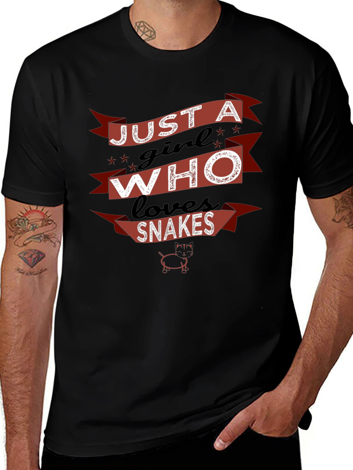 Just a Girl Who Loves Snakes T-Shirt