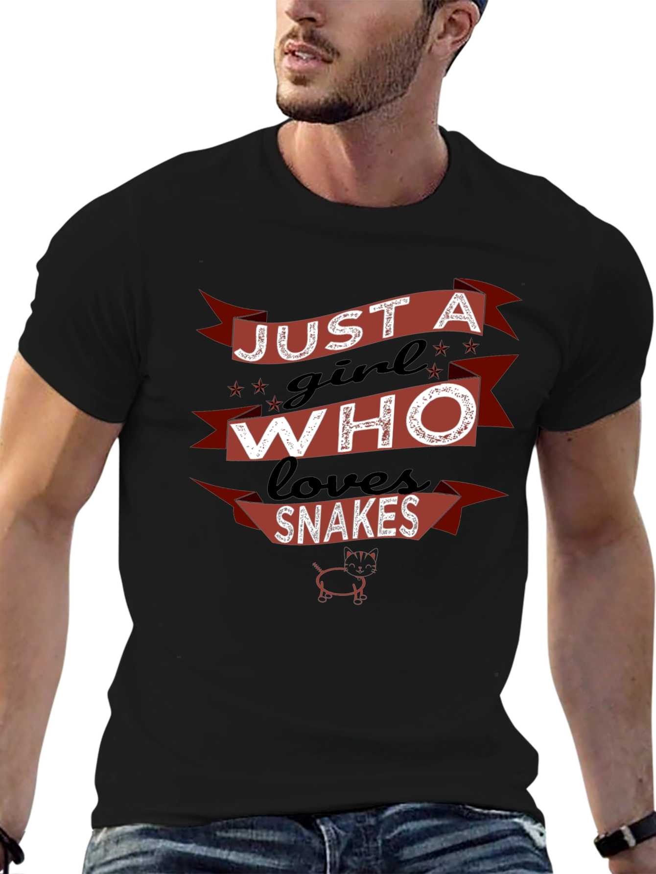 Just a Girl Who Loves Snakes T-Shirt