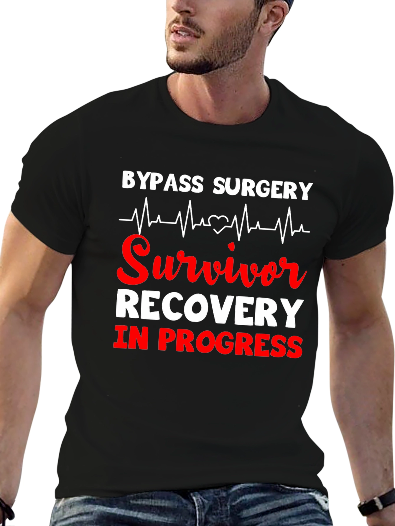 Bypass Surgery Survivor T-Shirt - Recovery in Progress