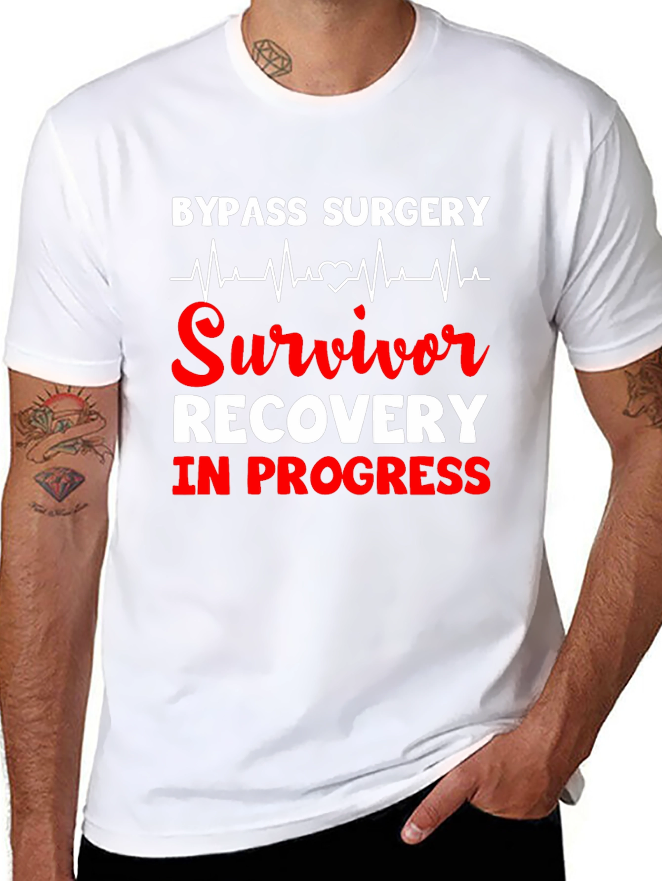 Bypass Surgery Survivor T-Shirt - Recovery in Progress