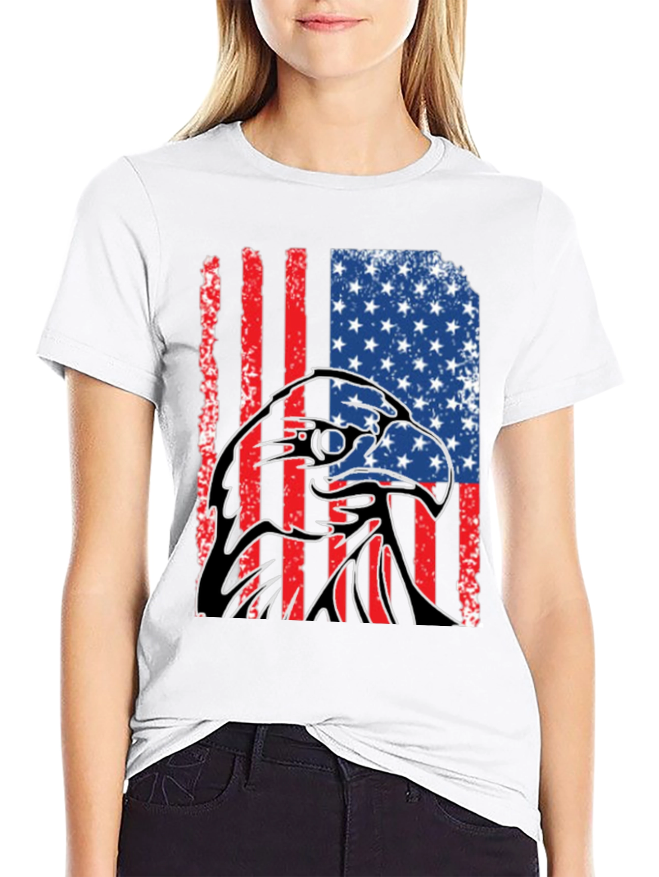 American Eagle Flag Graphic Tee