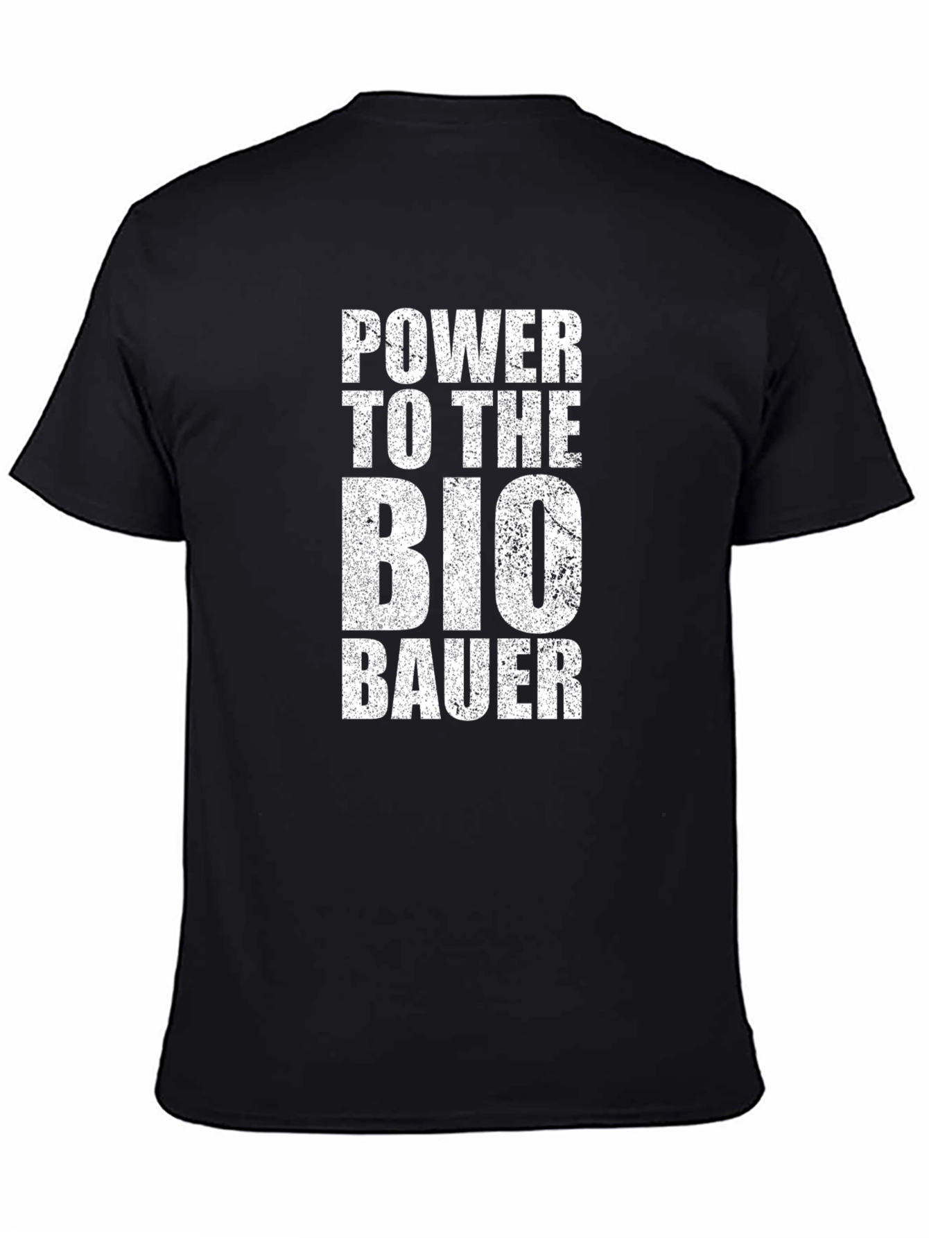 Power to the Bio Bauer Black T-Shirt