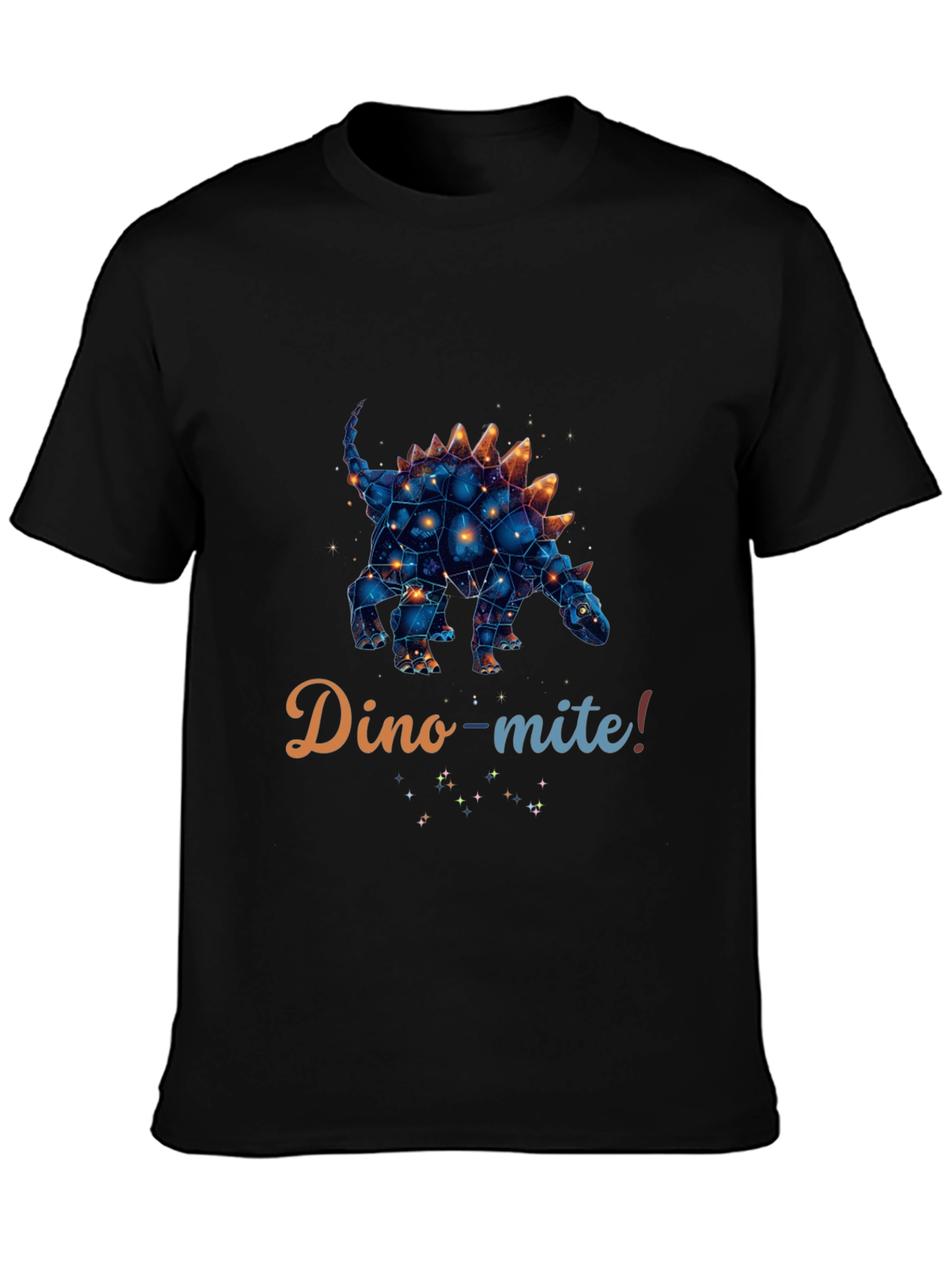 Dino-mite! Constellation Dinosaur Graphic T-Shirt
