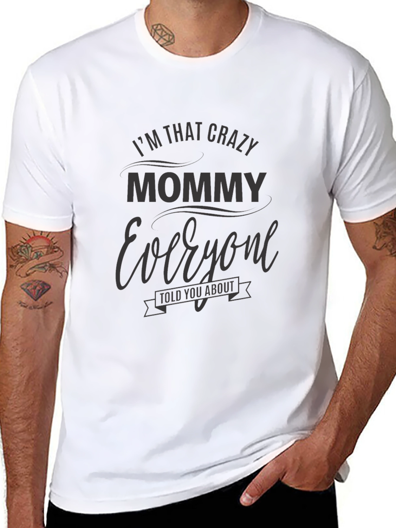 Crazy Mommy Graphic T-Shirt