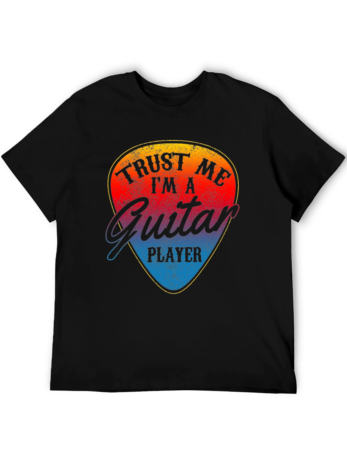 Trust Me Im A Guitar Player Black T-Shirt