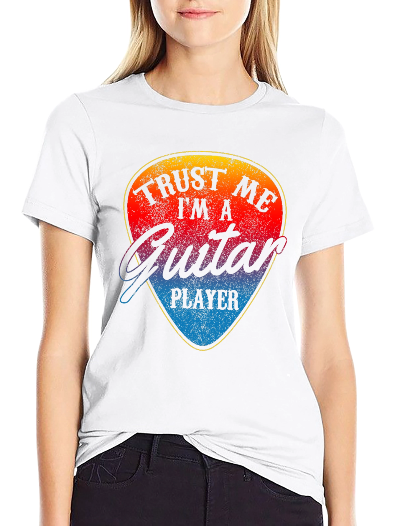 Trust Me Im A Guitar Player Black T-Shirt