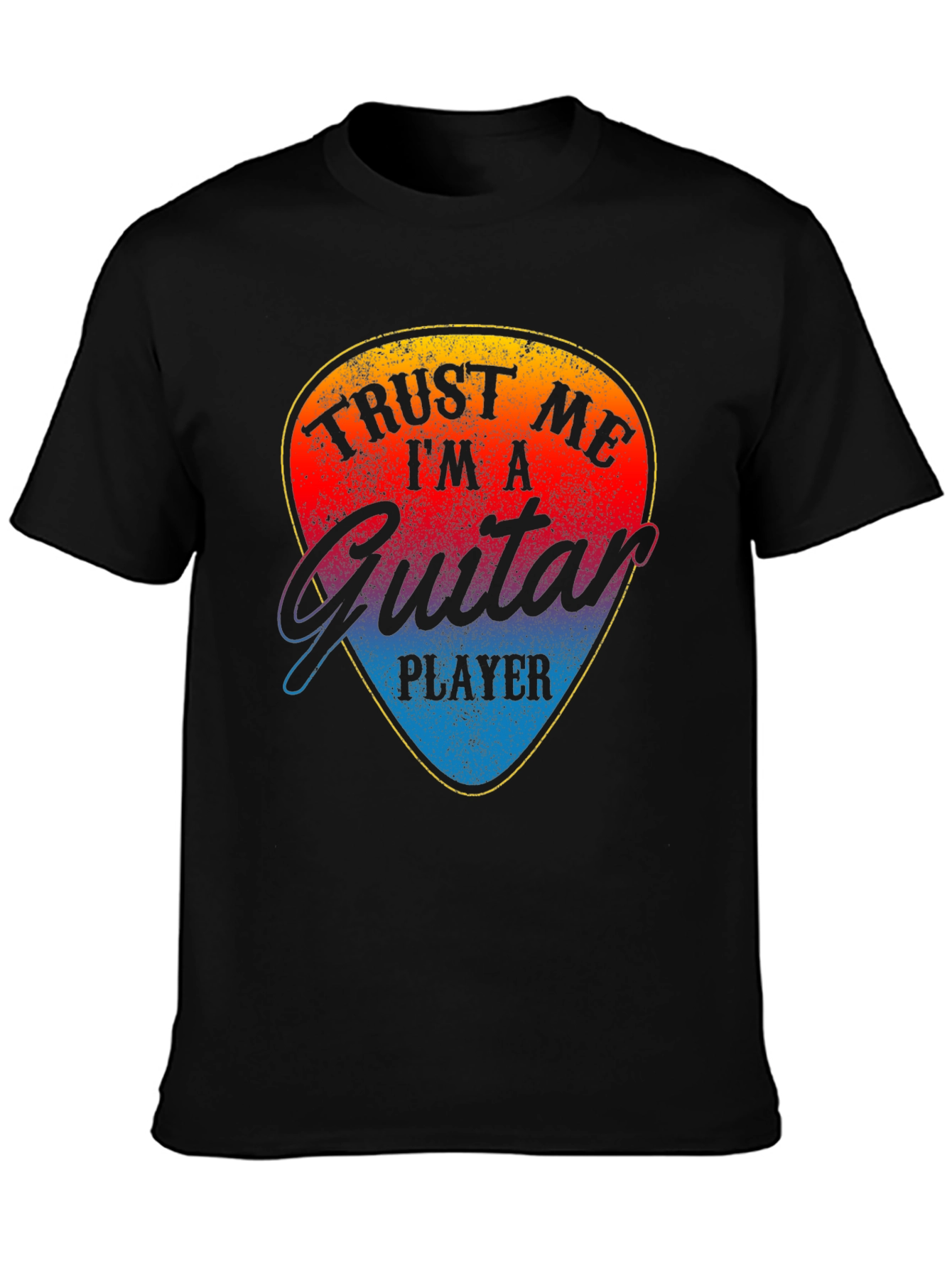 Trust Me Im A Guitar Player Black T-Shirt