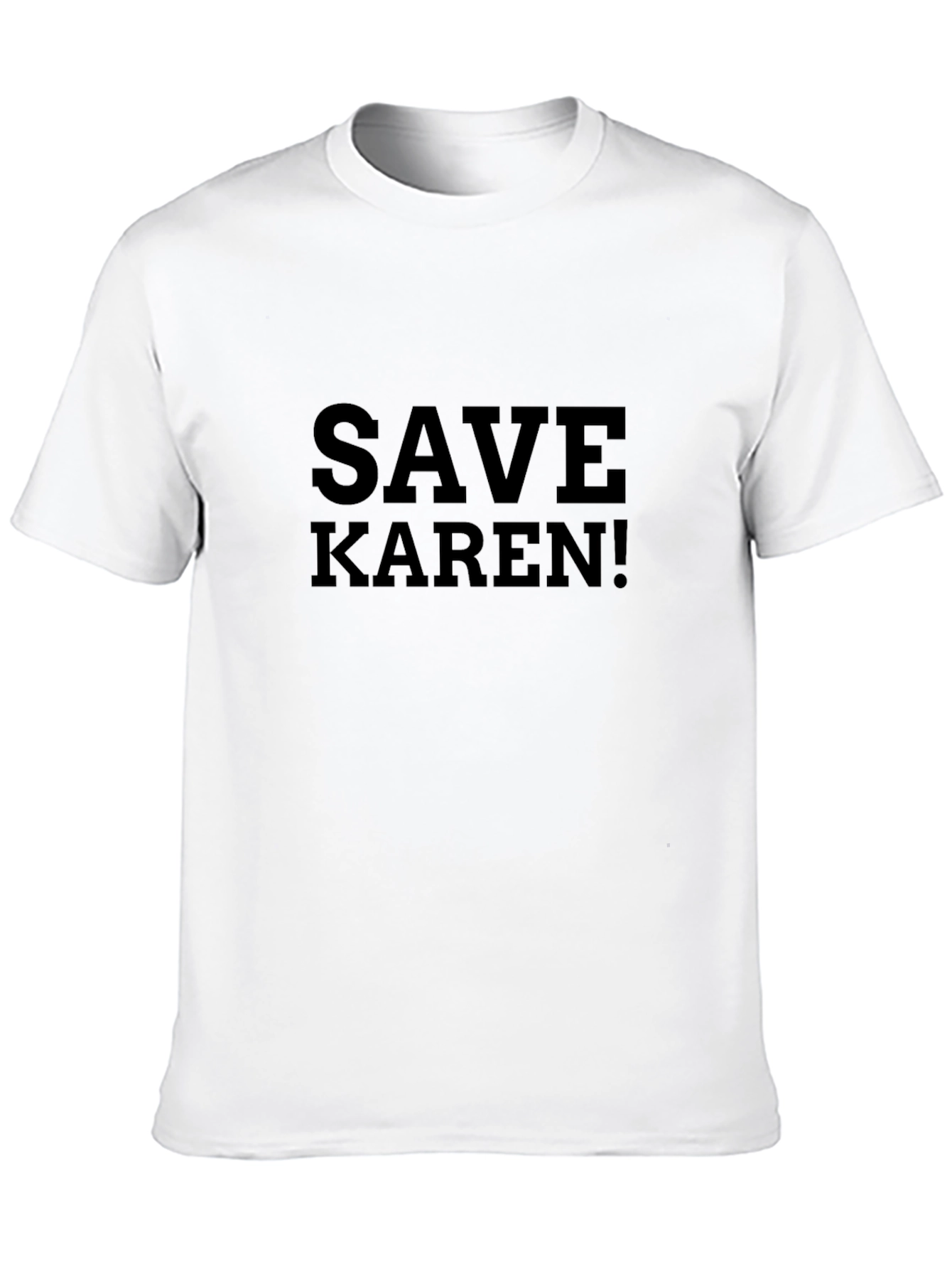 Save Karen! Black Graphic Tee