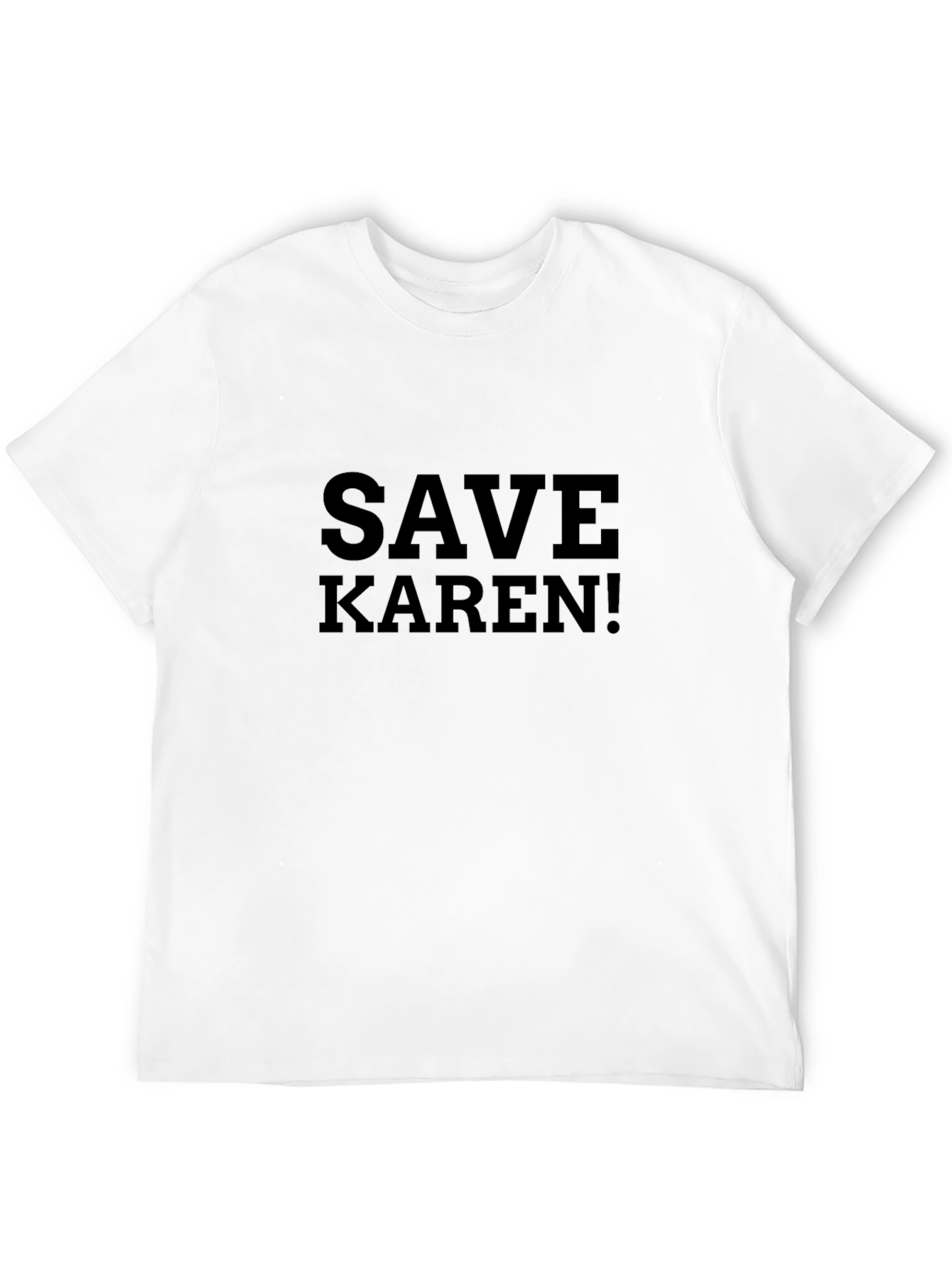 Save Karen! Black Graphic Tee