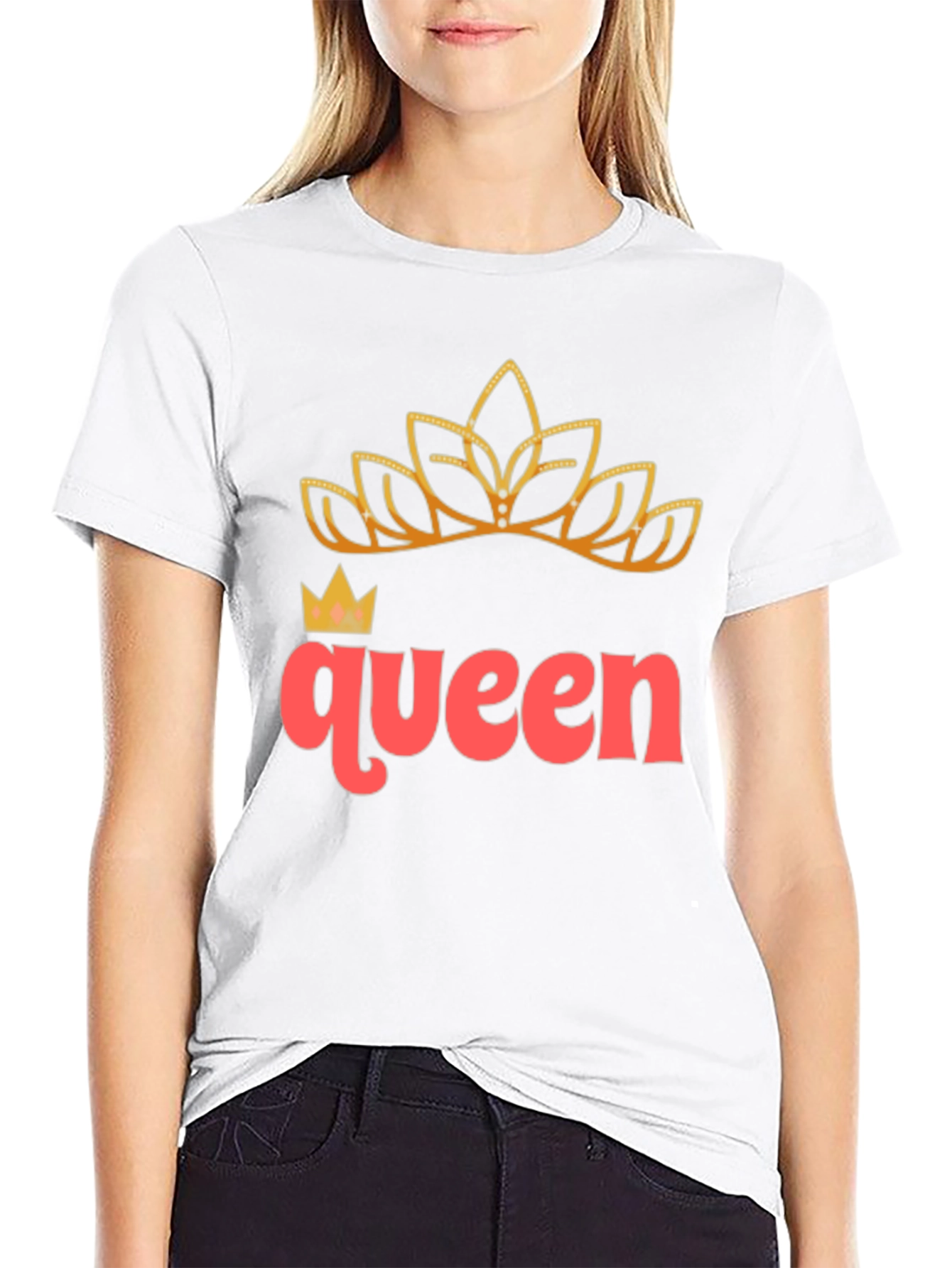 Queen Graphic Print T-Shirt - Stylish Apparel