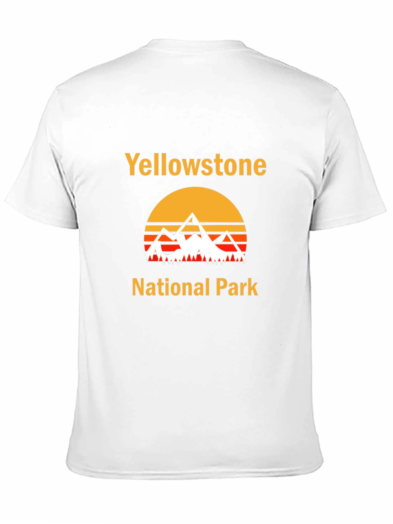 Yellowstone National Park Black T-Shirt