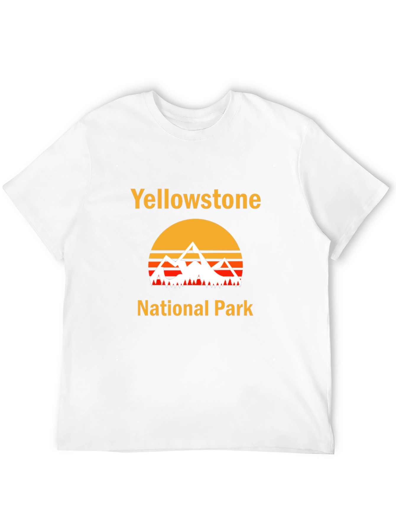 Yellowstone National Park Black T-Shirt