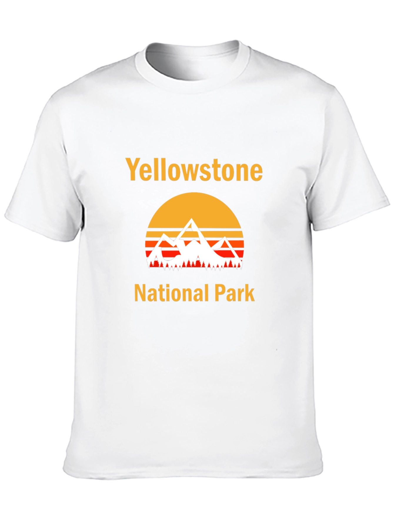 Yellowstone National Park Black T-Shirt