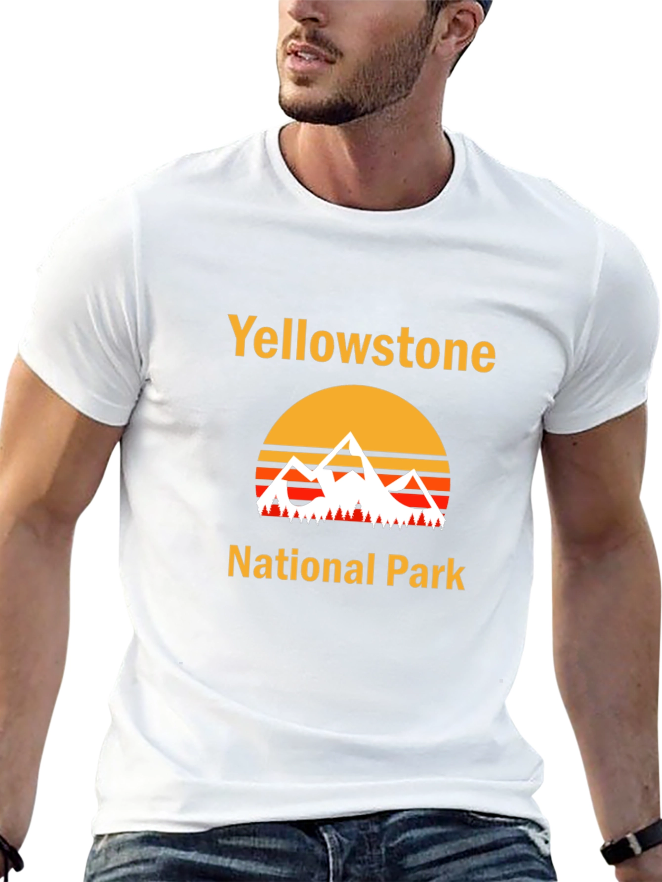 Yellowstone National Park Black T-Shirt