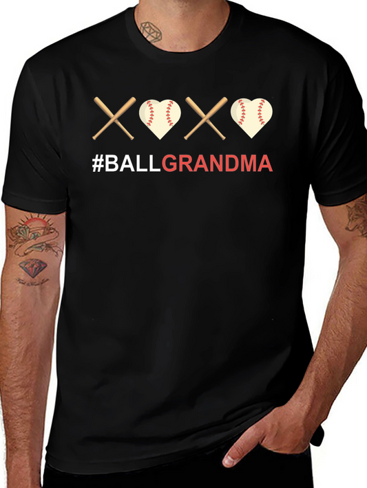 Ball Grandma T-Shirt - Baseball Lovers Tee