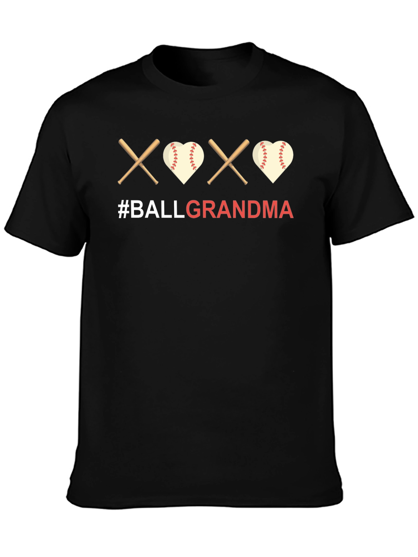 Ball Grandma T-Shirt - Baseball Lovers Tee