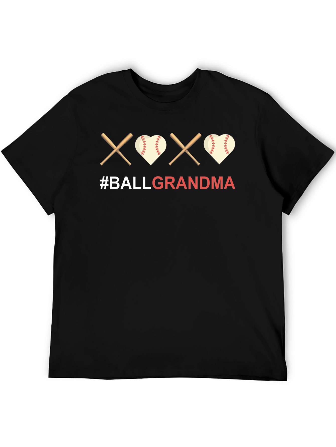 Ball Grandma T-Shirt - Baseball Lovers Tee