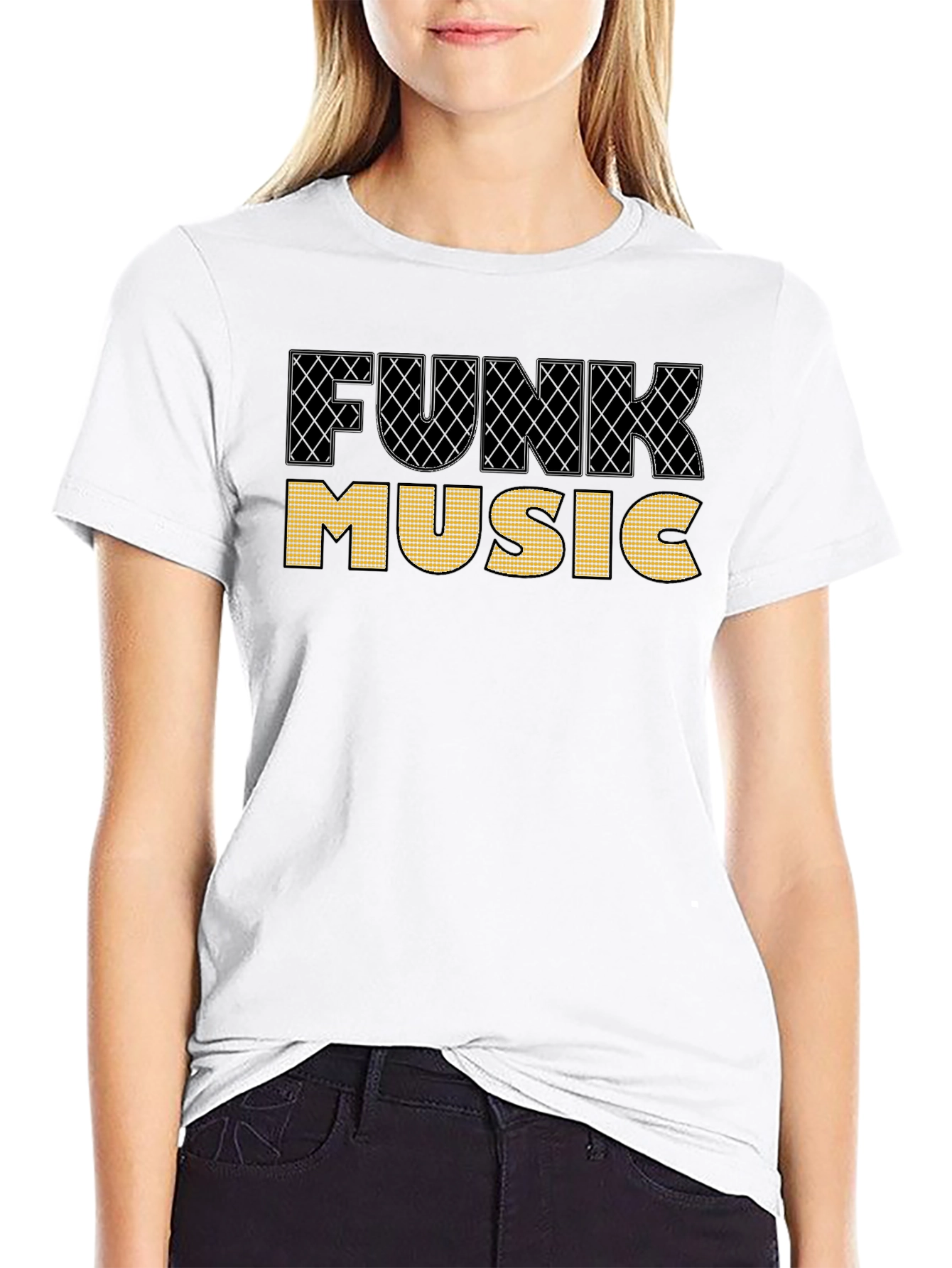Funk Music Graphic T-Shirt - Black