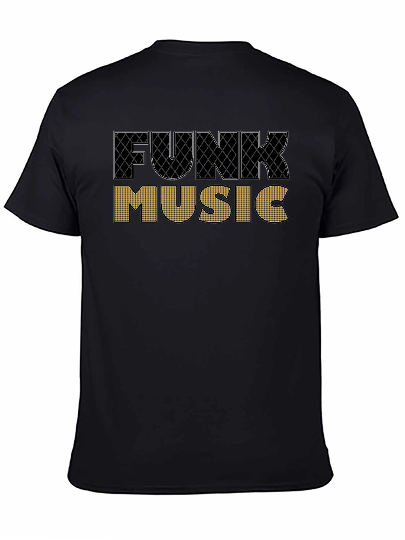 Funk Music Graphic T-Shirt - Black