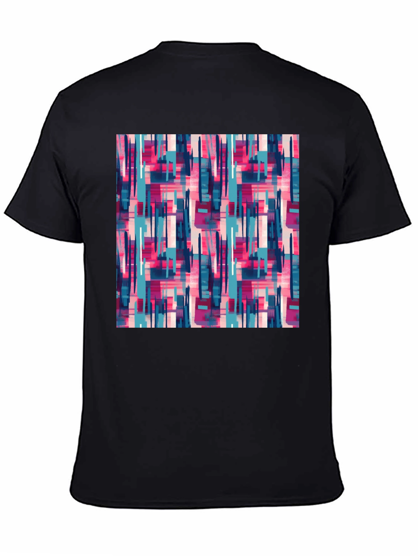 Abstract Pattern Crew Neck Tee