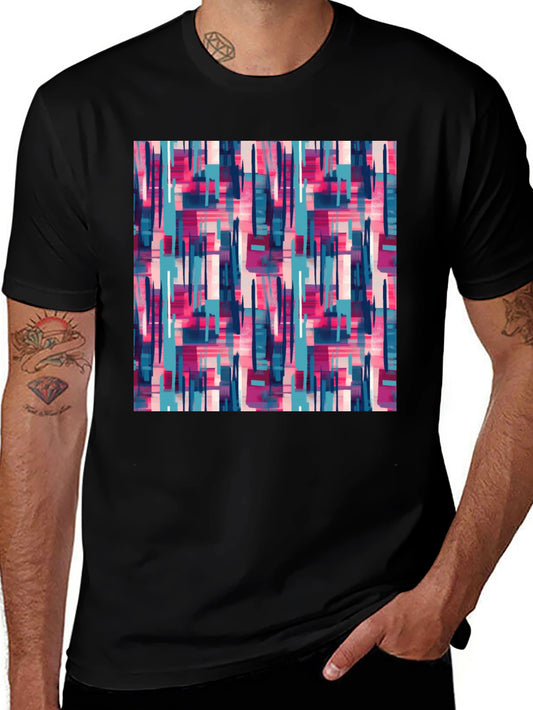 Abstract Pattern Crew Neck Tee