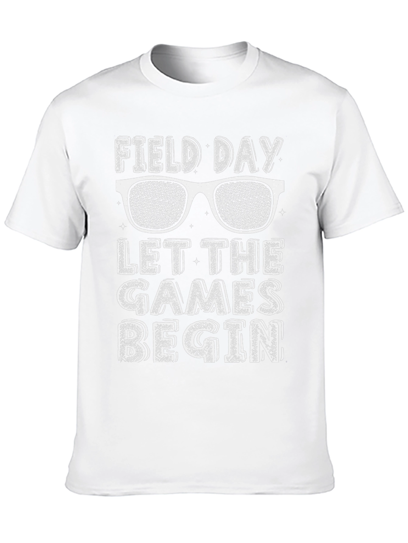 Field Day Let The Games Begin Black T-Shirt