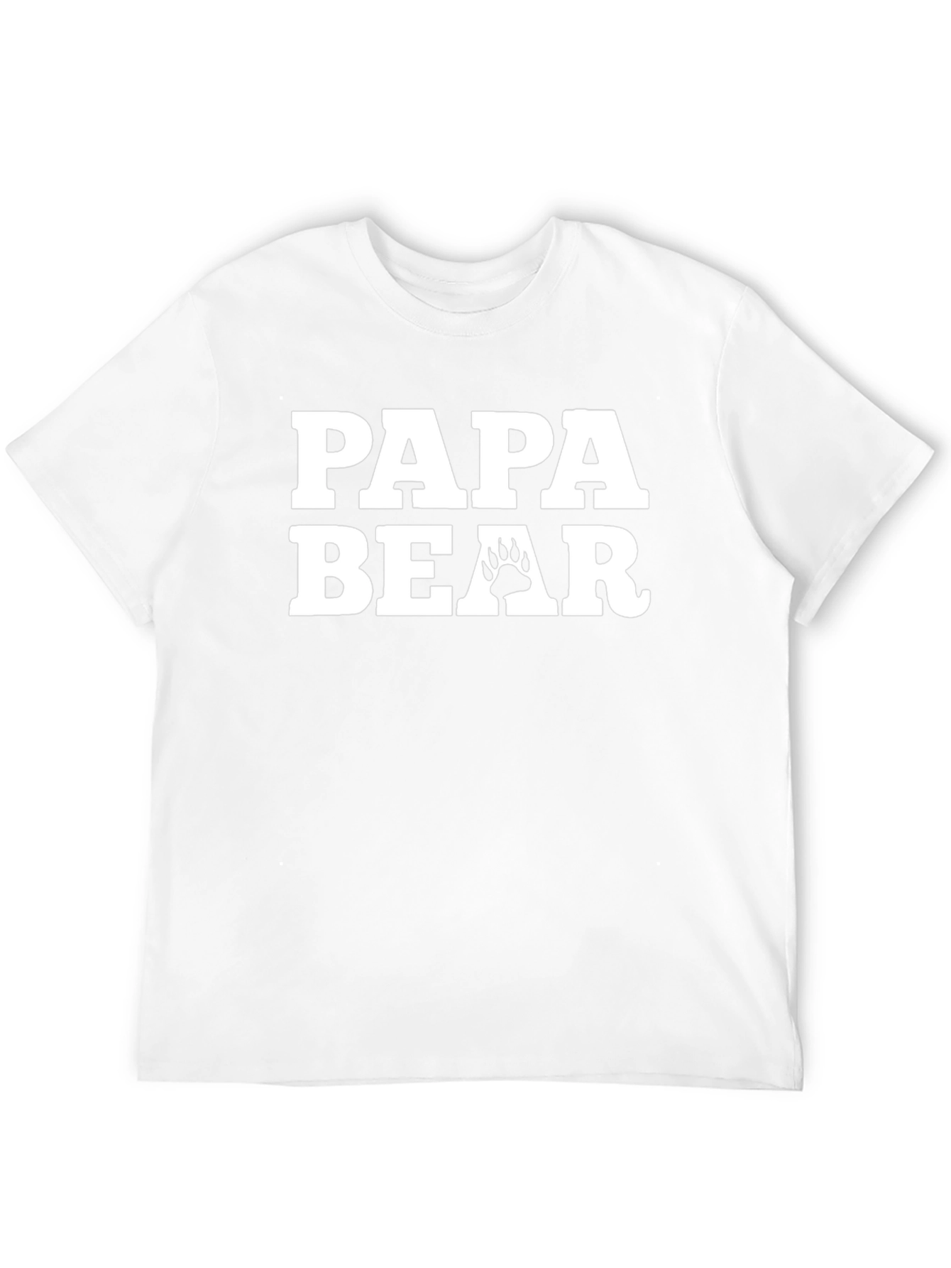 Papa Bear Graphic T-Shirt - Black Cotton Tee