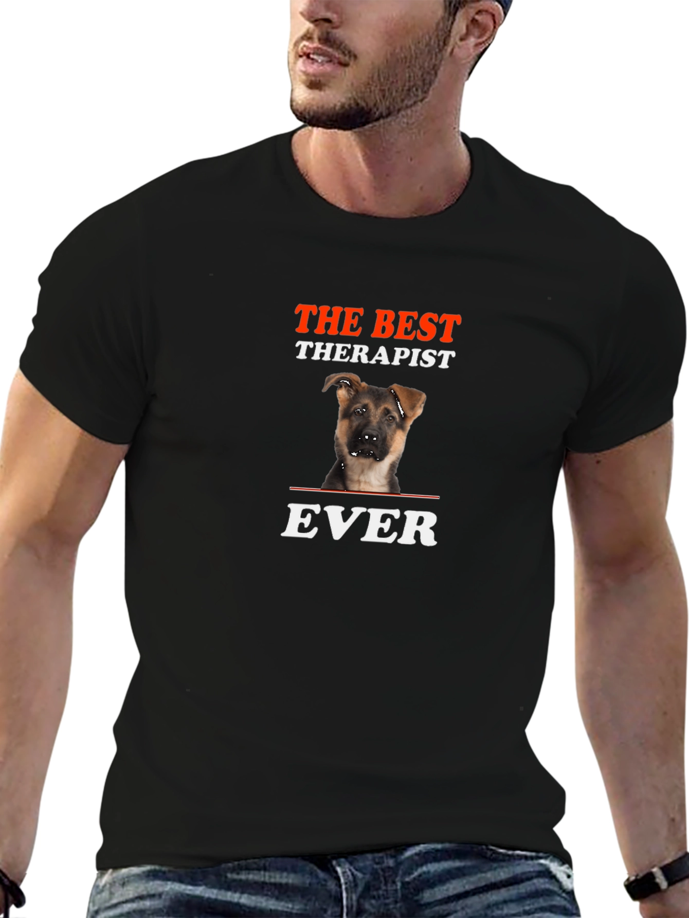 The Best Therapist Ever Dog T-Shirt