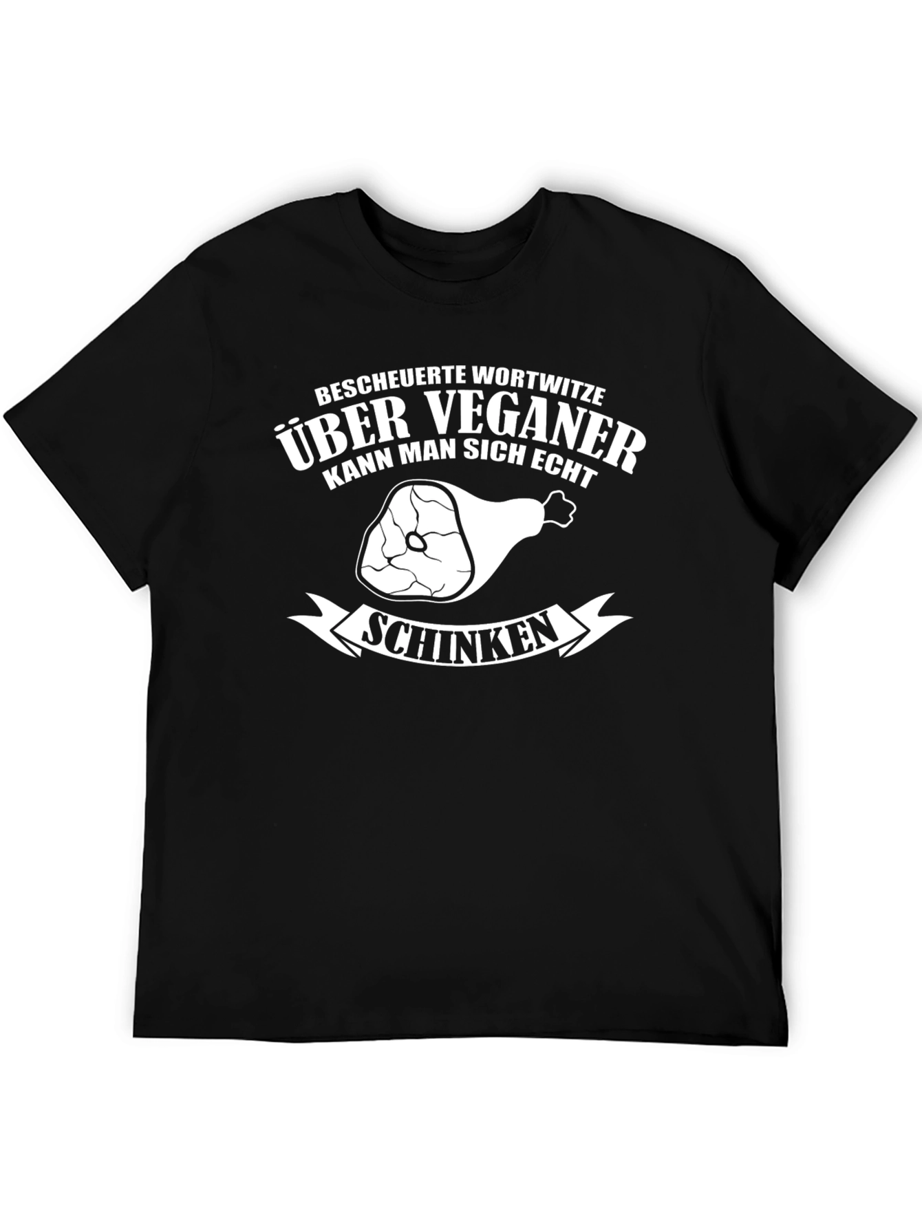Vegan Humor T-Shirt - Funny German Pun Tee