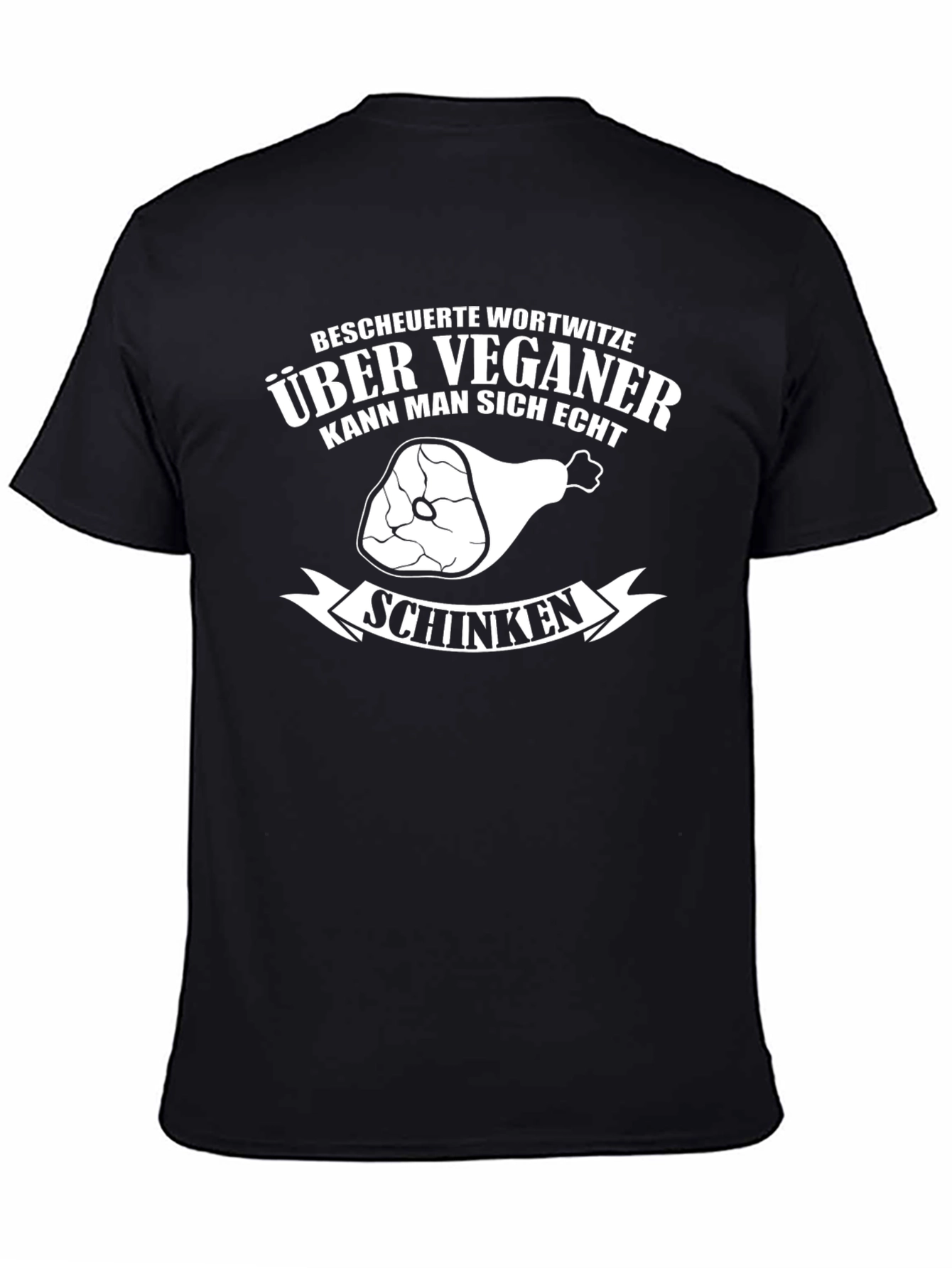 Vegan Humor T-Shirt - Funny German Pun Tee