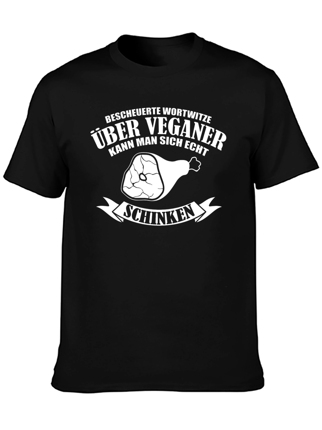 Vegan Humor T-Shirt - Funny German Pun Tee
