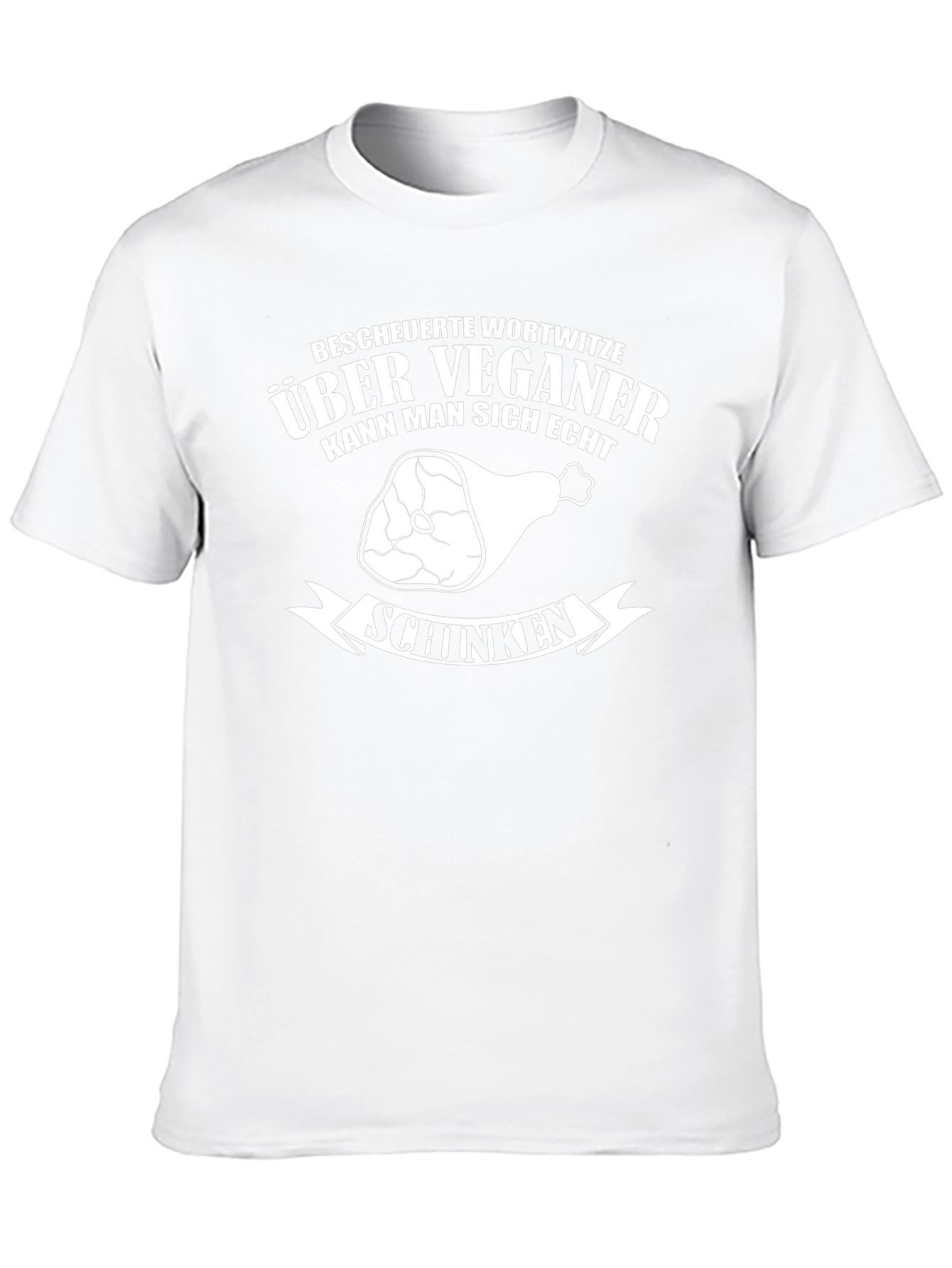 Vegan Humor T-Shirt - Funny German Pun Tee