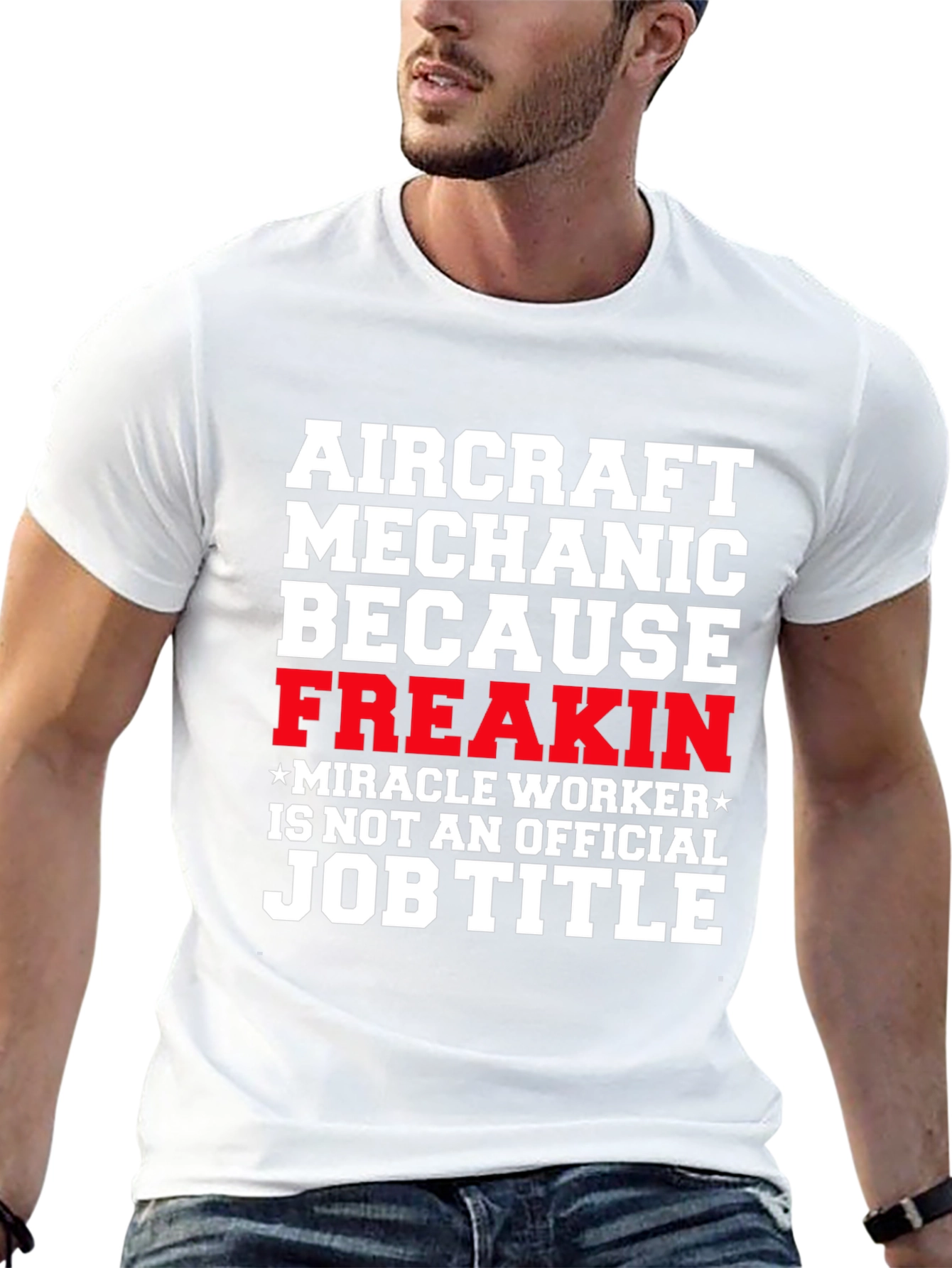 Aircraft Mechanic Funny Job Title T-Shirt