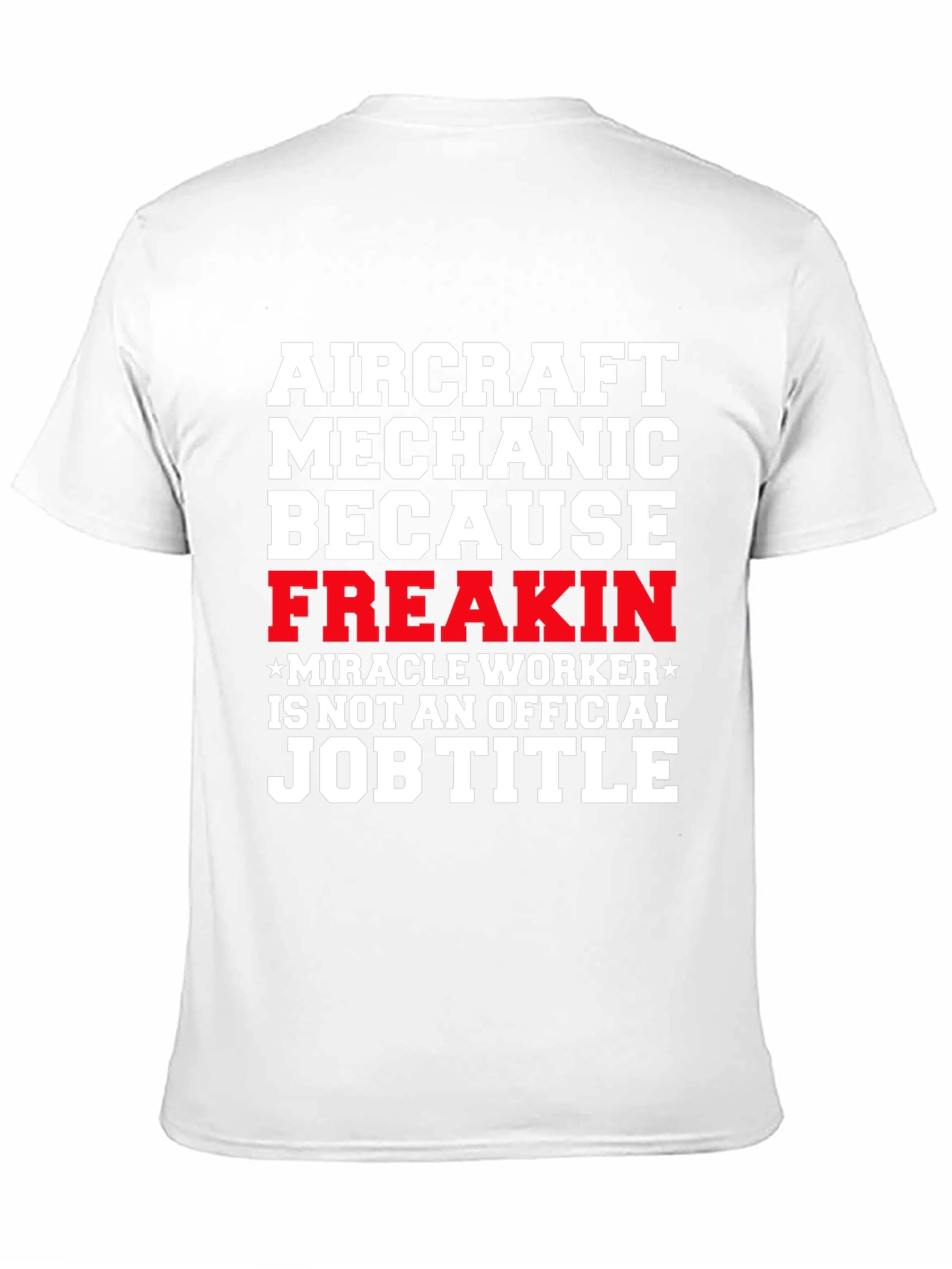 Aircraft Mechanic Funny Job Title T-Shirt